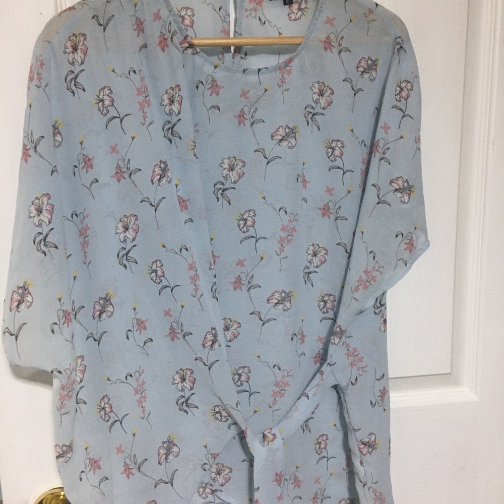 Floral Sheer Blouse